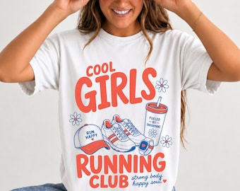 Running Club Shirt for Women, Women's Running Shirt, Marathon Runner Shirt, Runner Gift, Active Mom Shirt, Half Marathon Shirt