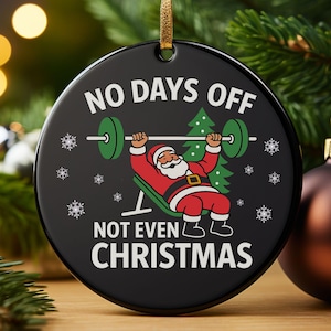 Weightlifting Ornament, Gym Ornament, Lifting Christmas Ornament, Gifts for Weightlifters, Workout Gift For Gym lover, Gymrat Christmas Gift