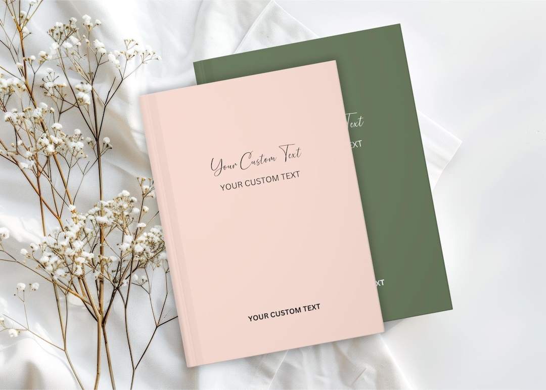 Personalized Text Notebook, Custom Book With Own Text, Custom Notebook ...