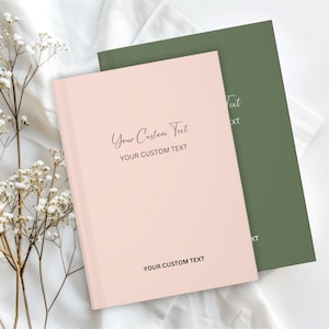 Cahier de texte personnalisé, livre personnalisé avec son propre texte, carnet personnalisé, journal personnalisé, cahier de texte personnalisé, cadeau d'un collègue, couverture de texte pour cahier