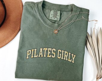 Pilates Girl Shirt, Cute Pilates Workout Tee, Pilates instructor Gift, Fitness Top for Women, Pilates Gift Idea, Pilates Girl Gift