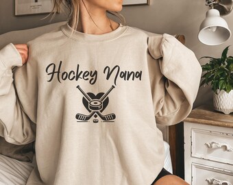 Sweatshirt hockey oma, trui hockey oma, cadeau voor hockey oma, cadeau hockey grootouder, cadeau hockey oma, cadeau hockey oma, game Day Gifts