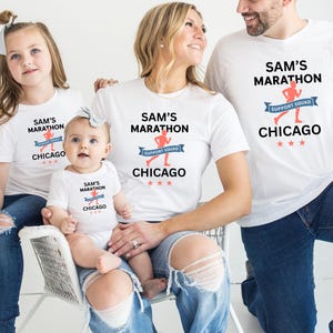 Custom Chicago Marathon Crew, Chicago Marathon Shirt, Marathon Support Crew, Marathon Gift, Marathon Sweatshirt, Marathon Supporter shirts