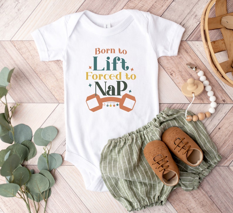 Gym Baby Bodysuit, Workout Baby Bodysuit, Gym Mom to Be, Crossfit Gift