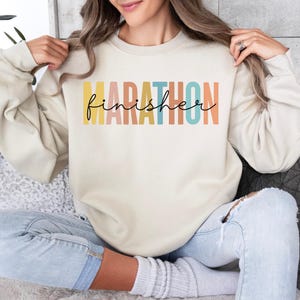 Marathon Finisher Sweatshirt , Marathon Runner Gift, 26.2 Marathon Running Sweater, Marathon Runner Gift for Her or Him, Gift for runner