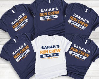 Custom NY running Crew, New York 26.2 running Shirt, Running Support Crew Tee, NYC runner Gift, NY running race Sweatshirt