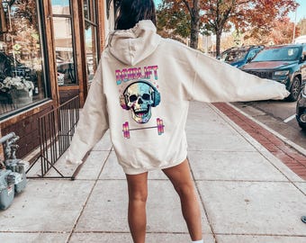 Sudadera con capucha para mujer con bomba de peso muerto, sudadera de gimnasio para mamás musculosas, regalo de levantamiento de pesas, camiseta de gimnasio, camiseta de entrenamiento, regalos de gimnasio, camiseta de crossfit, levantamiento de potencia