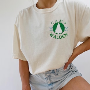 Custom Camping Tshirt, Personalized Camp Walden Shirt, Parent Trap Shirt, Bachelorette Camp Party, Bachelorette Theme Tee, Nature Lover Gift