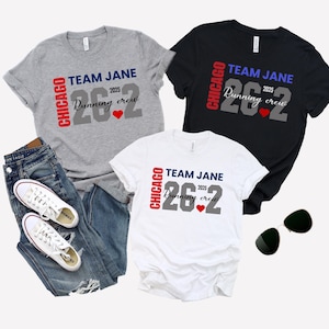 Custom Chicago Marathon Crew, Chicago Marathon Shirt, Marathon Support Crew, Marathon Gift, Marathon Sweatshirt, Marathon Supporter shirts