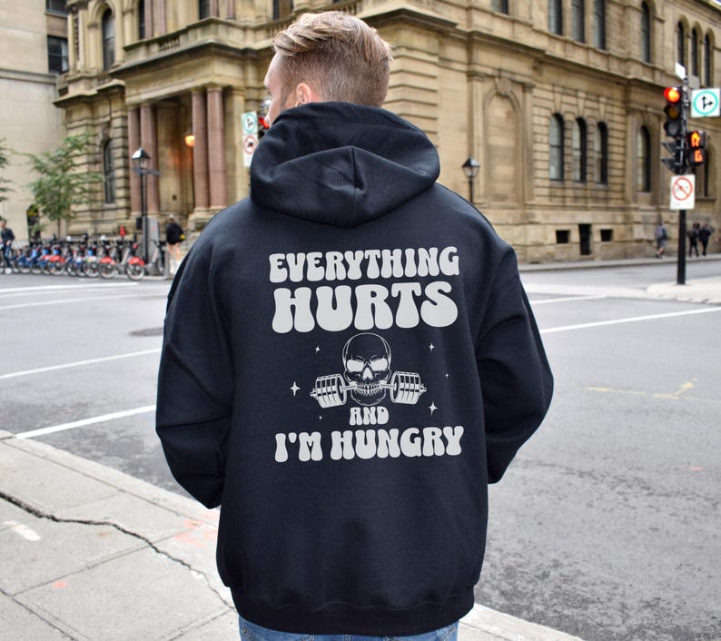 Pump Cover Men, Gym Hoodie, Workout shirt for men, Gym tshirt, Weight Lifting Gift, Workout shirt, Lifting shirt, Powerlifting, crossfit image 3