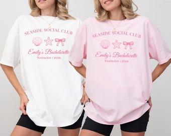 Custom Beach bachelorette shirt, Beach Bachelorette Party Shirt, Last Splash Tee, Personalized Seashell Tshirt, Matching Bridesmaid shirts