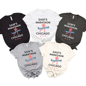 Custom Chicago Marathon Crew, Chicago Marathon Shirt, Marathon Support Crew, Marathon Gift, Marathon Sweatshirt, Marathon Supporter shirts