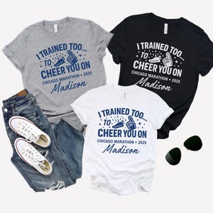 Custom Chicago Marathon Crew sweatshirt, Chicago Marathon Shirt, Marathon Support Crew, Marathon Gift, Marathon Supporter shirts