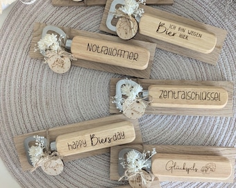 Flaschenöffner I Geschenk I bester Papa I Opa I personalisiert I Geburtstag