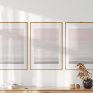 Neutral Abstract Art Prints  Set of 3 Prints, Watercolor Landscape Scandinavian Wall Art, Modern Art, Nordic Decor, Printable Wall Art Decor