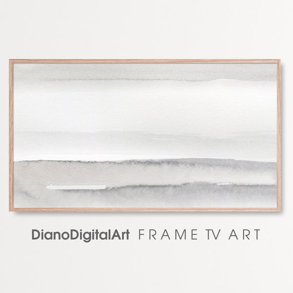 Samsung Frame TV Art, Black and White Watercolor Abstract art,   Minimalist Art for TV, Samsung Art TV, Digital Download for Samsung Frame