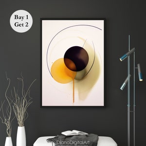 Neutral Abstract Art, Abstract Wall Prints, Large Printable Art, Modern Beige Posters, Living Room, Boho Style Home Decor, Digital Download