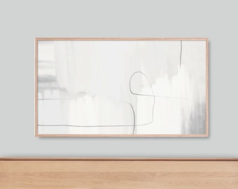 Samsung Frame TV art, Neutral Tones ,Minimalist Abstract Art, Modern Samsung Art TV, Digital Download for Samsung Frame