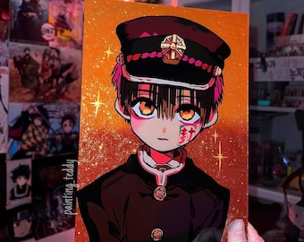 Toilet Bound Hanako-kun Glass Painting A4