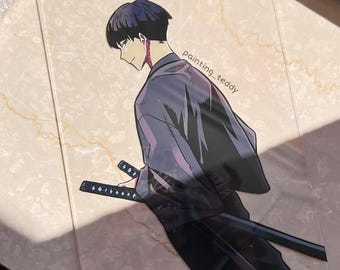 Soshiro Hoshina ANIME GLASS PAINTING wall art