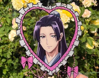 The Apothecary Diaries Jinshi & MaoMao Glitter Glass Paintings Anime Wall Decoration