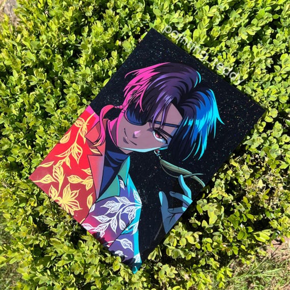 周防隼人 ウィンドブレーカー ガラス絵 アニメ 部屋 壁飾り - Etsy 日本