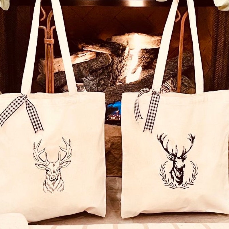 Deer Embroidered Bag