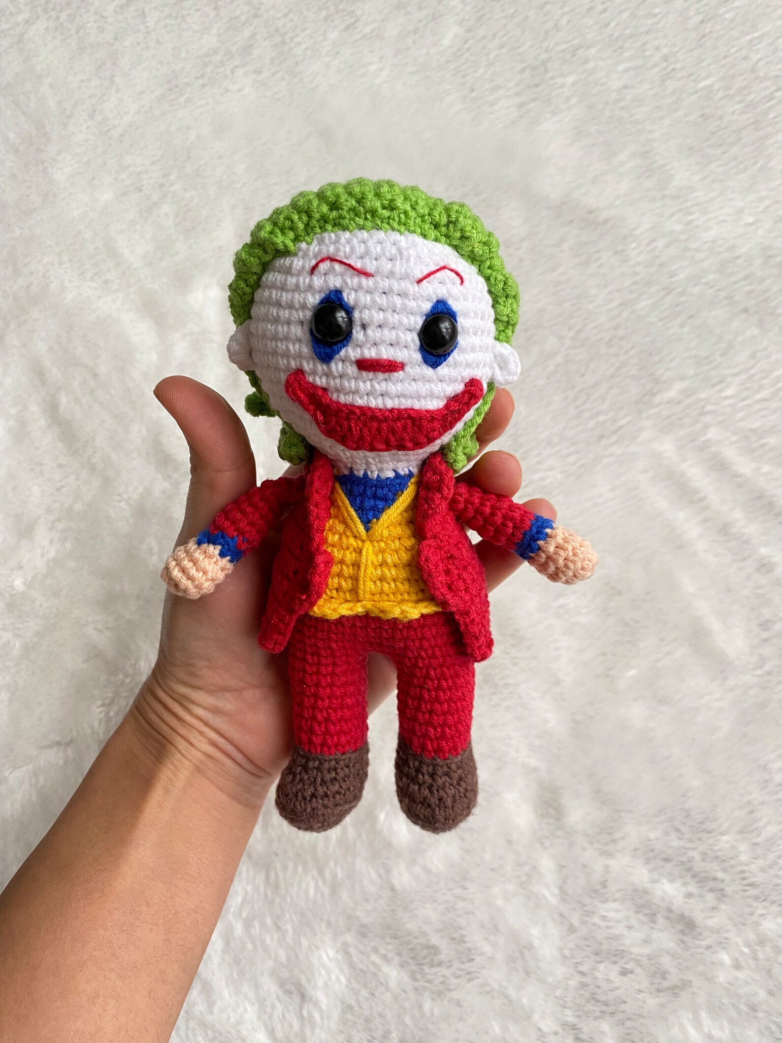 Crochet Joker Amigurumi Joker Etsy