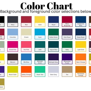 Dad | Mom | Mama | Gigi | Meme 4" TWILL LETTERING Adult Embroidered T