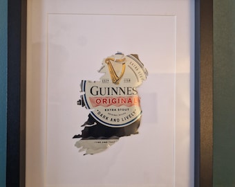 Framed Guinness artwork. Guinness Art