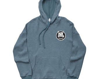 Sudadera con capucha de lana unisex con la efigie de Pablito