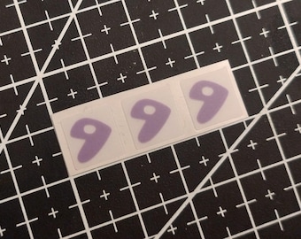 3 x Transparent Gentoo Linux v2 Stickers For The Computer Case 10 x 10 mm