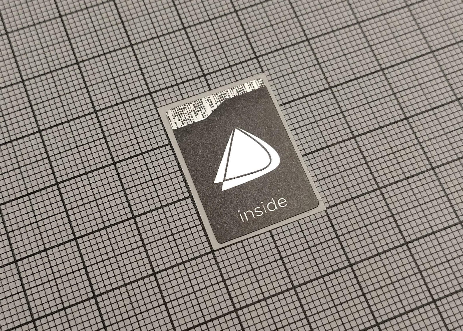5 X Black and Silver Endeavouros Linux Inside Stickers for the Computer ...