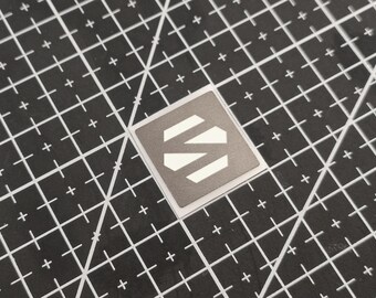 5 x Black & Silver Zorin OS Linux Stickers For The Computer Case