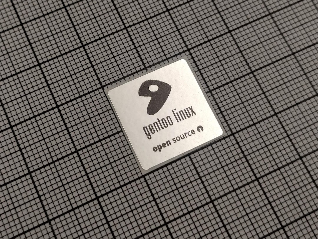 5 X Silver & Black Gentoo Linux Stickers for the Computer Case - Etsy