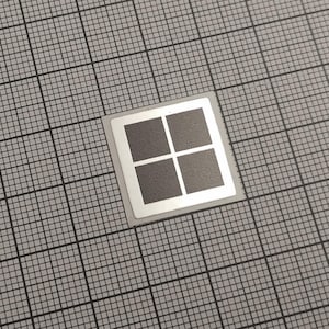 5 x Silver & Black Windows 11 Stickers For The Computer Case