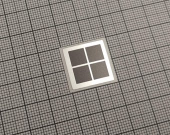 5 x Silver & Black Windows 11 Stickers For The Computer Case