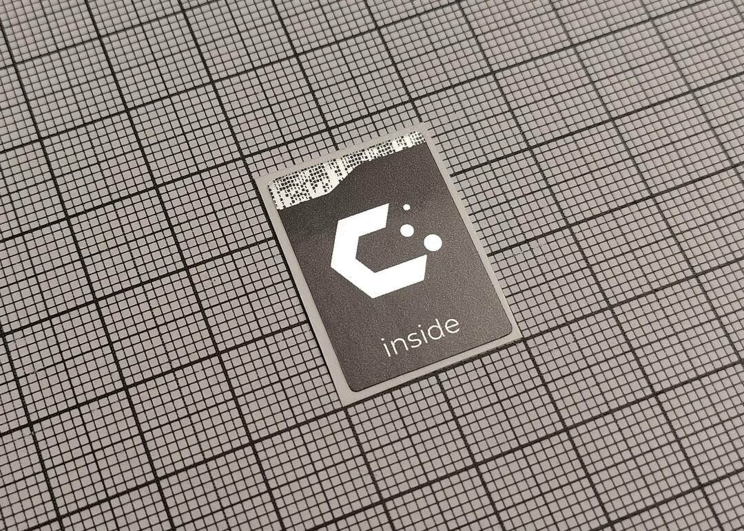5 X Black and Silver Cachyos Linux Inside Stickers for the Computer ...