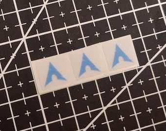 3 x Transparent Arch Linux Stickers For The Computer Case 10 x 10 mm