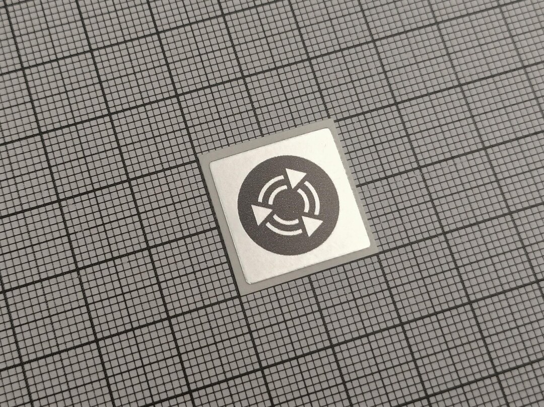 Keyboard Sticker Ubuntu 5 X Silver & Black Ubuntu Mate Linux V1 Stickers for the Computer Case ...