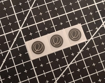 3 x Transparent Elementary OS Linux v2 Stickers For The Computer Case 10 x 10 mm