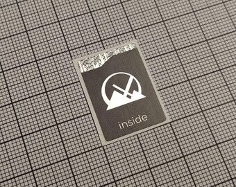 5 x Black and Silver MX Linux Inside v1 Stickers For The Computer Case 18 x 25 mm