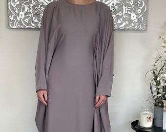 Light Lilac Nida Butterfly Abaya