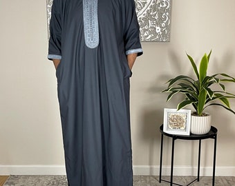 Men’s & Children's Blue Moroccan Thobe