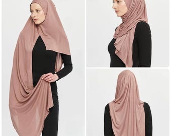 Ready to wear Instant cotton Jersey Hijab