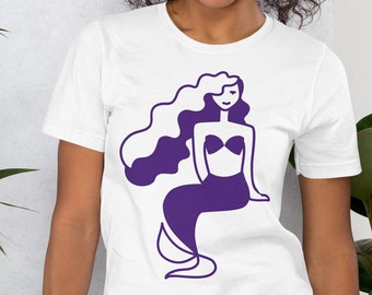 MERMAID T-shirt Tshirt T shirt Tee Gift for Him Her Boyfriend Girlfriend Husband Wife