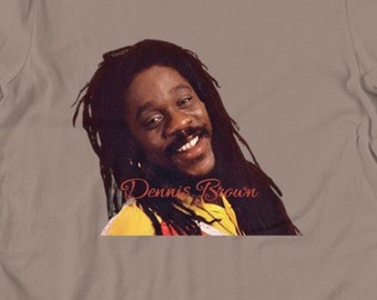 DENNIS BROWN T-shirt Tshirt T shirt Tee Jamaican Reggae Singer Musician Love Has Found Its Way