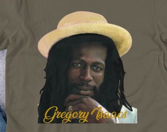 GREGORY ISAACS T-shirt Tshirt T shirt Tee Night Nurse Jamaican Reggae Singer Musician