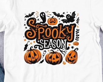 SPOOKY SEASON T-shirt Tshirt T shirt Tee Gift for Him Her Boyfriend Girlfriend Husband Happy Halloween Trick or Treat