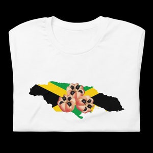 ACKEE JAMAICA MAPA Bandera Camiseta Camiseta Vacaciones Crucero Camiseta Jamaica National Fruit